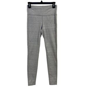 Athleta High Rise Jacquard Chaturanga‎ Gray Tight Size S